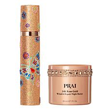 PRAI Beauty 24K Rose Gold Wrinkle Repair Serum & Butter