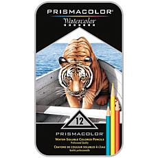 Prismacolor Watercolor Pencil Tin - 12-piece Set