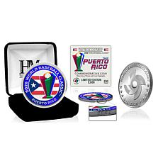 Puerto Rico World Baseball Classic 2026 Silver-Plated Coin