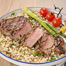 Pureland (6) 8oz Black Angus NY Strip Steaks