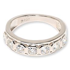Radiance by Absolute™ 1.35ctw Asscher Cut Bezel-Set Band Ring