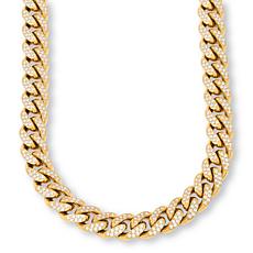 Radiance by Absolute™ 23-1/2" Stainless Steel Cuban Linked Necklace