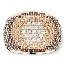 Radiance by Absolute™ 4.23ctw Mocha Mousse Ombré Dome Ring