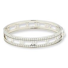 Radiance by Absolute™ 4.30ctw Roman Numeral Bangle Bracelet
