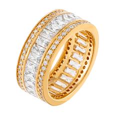 Radiance by Absolute™ Baguette and Round-Cut Eternity Band Ring