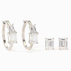 Radiance by Absolute™ Emerald-Cut Duet Earring Set
