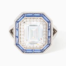Radiance by Absolute™ Marysol Patton Emerald-Cut Sapphire-Color Ring