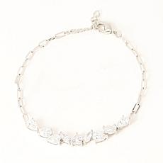 Radiance by Absolute™ Mixed Cut Paperclip Chain Bracelet