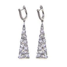 Radiance by Absolute™ Multi-Shaped Stone Triangular Drop Earrings