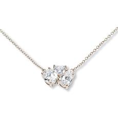 Radiance by Absolute™ Multi Stone Oval Pendant Necklace