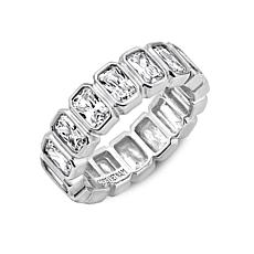 Radiance by Absolute™ Simulated Diamond Emerald Cut Eternity Ring