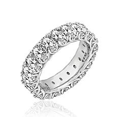 Radiance by Absolute™ Simulated Diamond Oval Prong-Set Eternity Ring