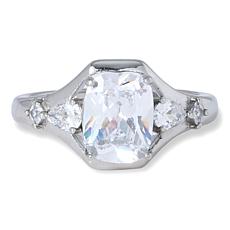 Radiance by Absolute™ Stainless Steel CZ Cocktail Ring