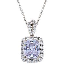 Radiance by Absolute™ Sterling Silver Octagonal Pendant with Chain