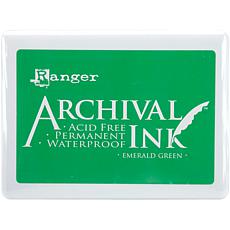 Ranger Archival Ink Jumbo Ink Pad #3 - Emerald Green