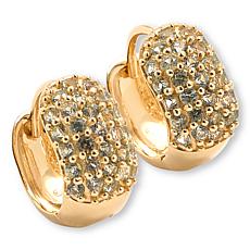 Rarities Gold-Plated Colors of Sapphire Huggie Hoop Earrings