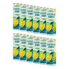 Recoup 12-pack Lemon Lime Organic Beverage with Ginger