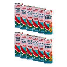 Recoup 12-pack Watermelon Blood Orange Organic Beverage with Ginger