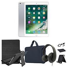 Refurbished 2018 Apple iPad 9.7" 32GB Wifi, Keyboard Case, Accessories
