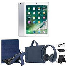 Refurbished 2018 Apple iPad 9.7" 32GB Wifi, Keyboard Case, Accessories