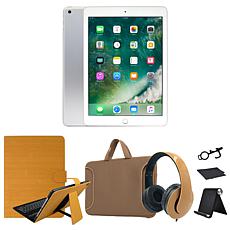 Refurbished 2018 Apple iPad 9.7" 32GB Wifi, Keyboard Case, Accessories