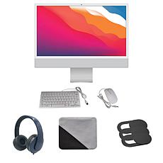 Refurbished Apple iMac 24" M1 256GB 8-Core CPU & 8-Core GPU Bundle