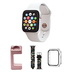 Refurbished Apple Watch Series 6 44mm GPS + Cellular Stainless Bundle