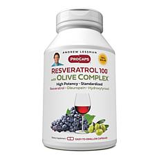 Resveratrol-100 with Olive Complex - 30 Capsules