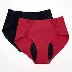 Rhonda Shear 2 Pack Shear Protection Bonded Lace panty