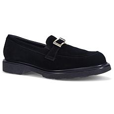 Ron White Aleyah Buckle Detail Suede Platform Loafer