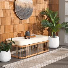 Safavieh Bola Outdoor Bench 46.85" x 22.85" x 12.59"