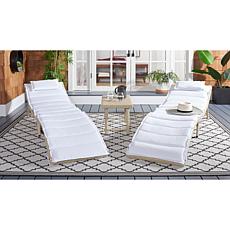 Safavieh Carew Sun Lounger Set Beige - 3 Piece