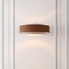 Safavieh Collelo 20" Extendable Brown Beige Pendant