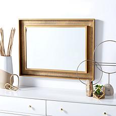 Safavieh Lavanya 23.5" Antique Brass Mirror