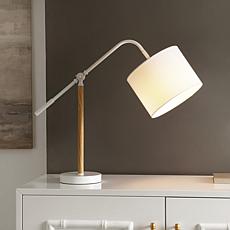 Safavieh Loryn 23.5" White and Natural Metal Table Lamp