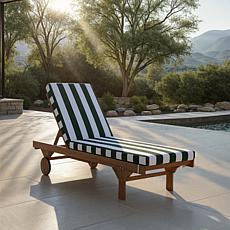 Safavieh Newport Lounge Chair in Yellow Stripe