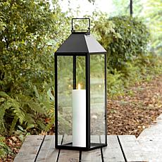 Safavieh Ruane 25.5" Outdoor Metal and Glass Lantern