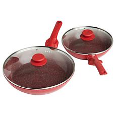 Safe-T-Grip 4-piece Coated Cookware Set