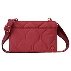 Samantha Brown 100% Polyester Quilted Travel Wallet Crossbody