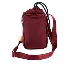 Samantha Brown To Go Collapsible Crossbody with Water Bottle Holder