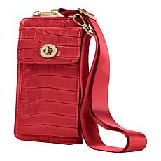 Samantha Brown To-Go Croco Phone Crossbody 