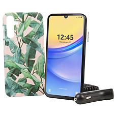 Samsung Galaxy A15 6.5" Tracfone with 1500 Min/Text/Data & Accessories