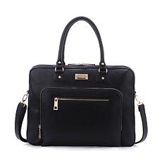 Sandy Lisa London Computer Shoulder Bag in Black