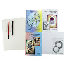 Sanntangle Flower Stencil Craft Kit