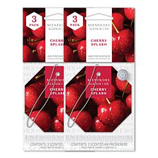 ScentWorx 6-Pack Cherry Splash Auto Air Fresheners