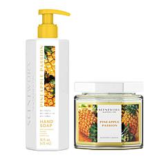 ScentWorx by Slatkin + Co. Pineapple Passion Candle & Hand Soap Set