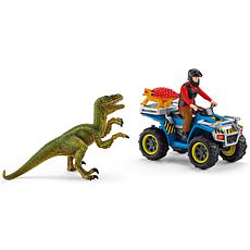 Schleich Dinosaurs Quad Escape from Velociraptor Playset