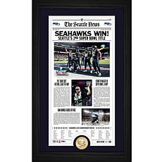 Seahawks Super Bowl LX Champs Front Page News Frame