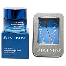 SKINN Age Reset Eye Balm and Eye Patches with Storage Tin