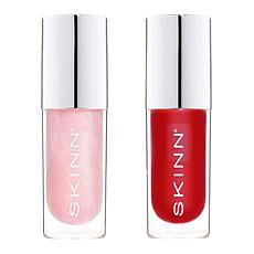 SKINN Divine Elixir Lip Oil 2-piece Set in Blush and Crimson